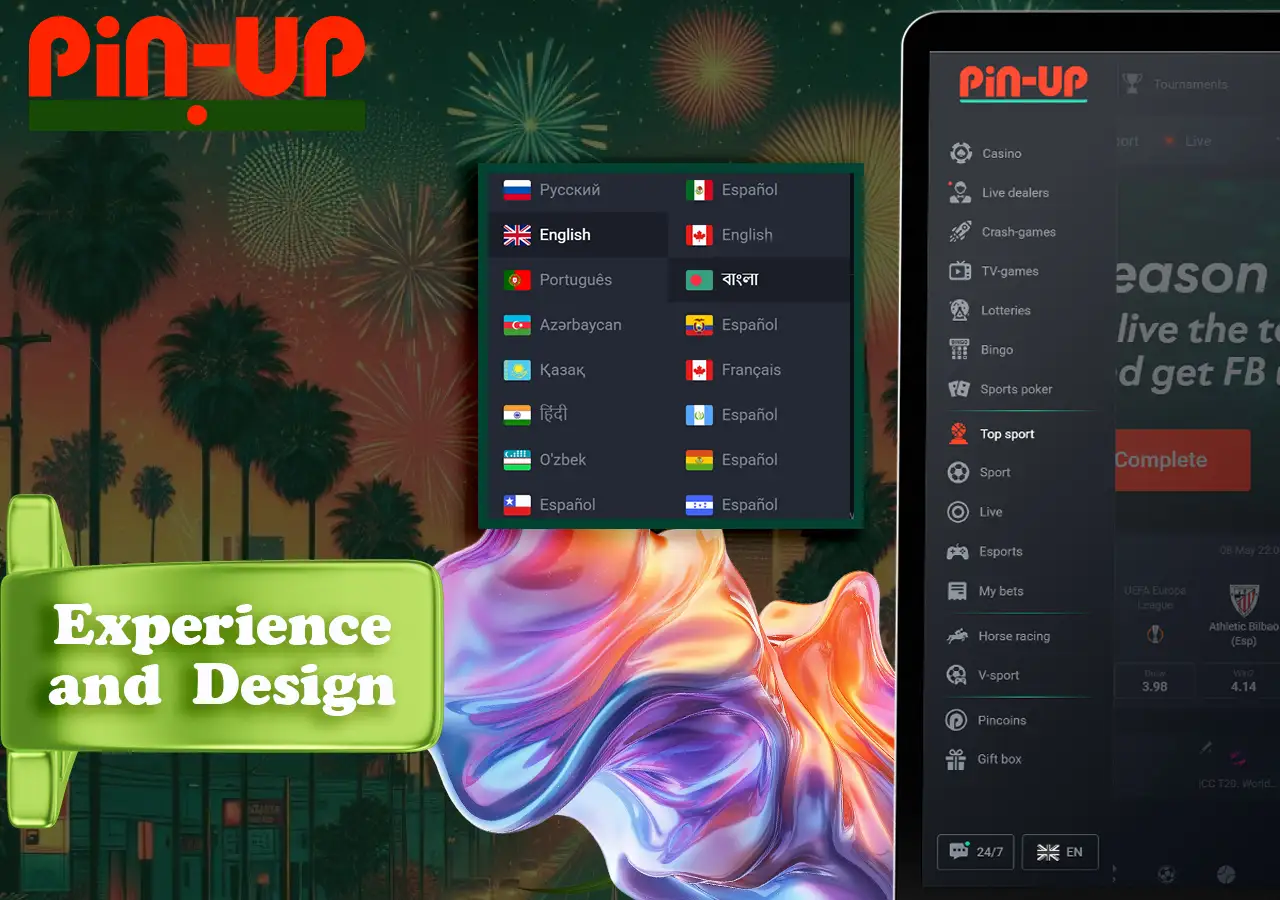 Check out the casino's design and user-friendly features