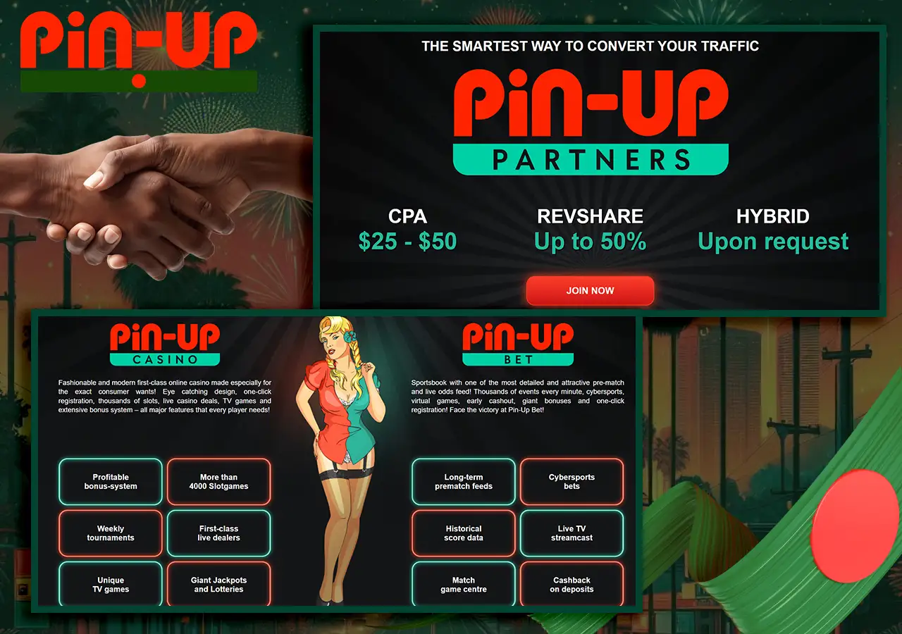 Great affiliate program Pin-Up casino