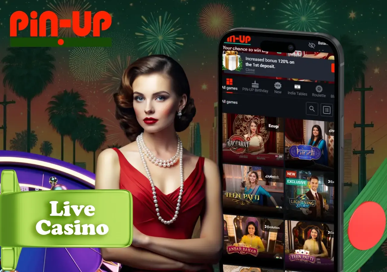 Explore a large selection of Live Casinos